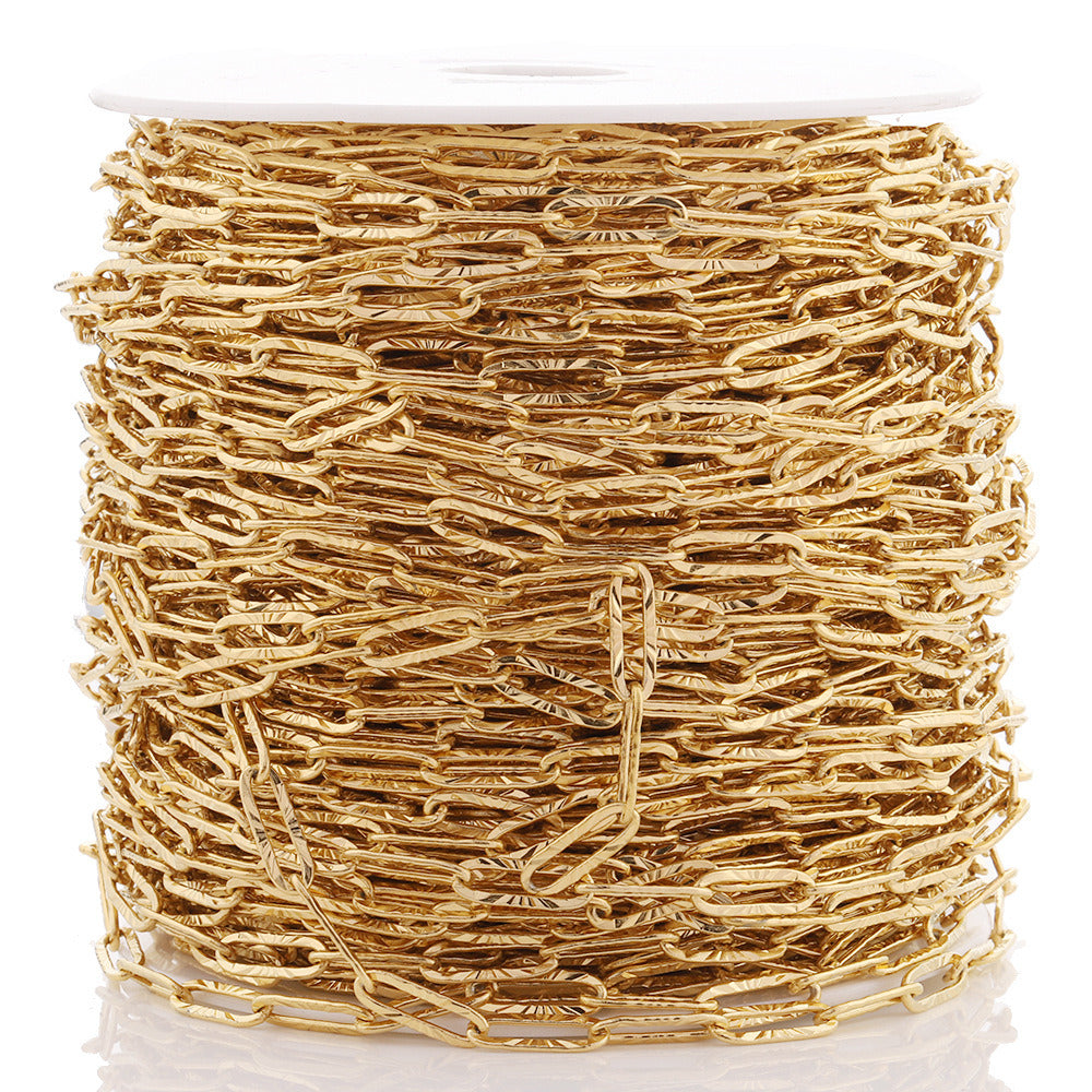 C1598 Sparkle Paper clip Chain