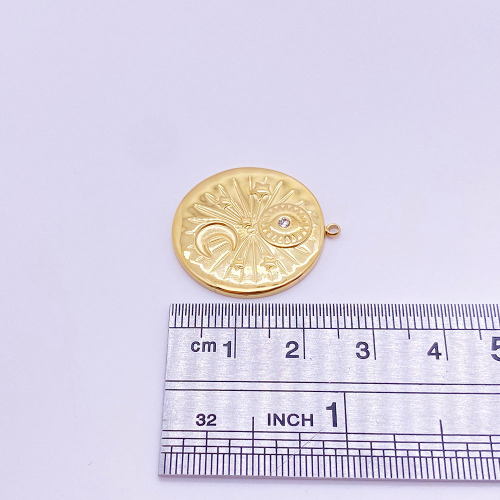 5522 Sun and Moon charm