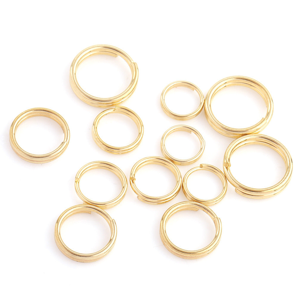 1351 20 or 200pcs/pack Double loop jump ring