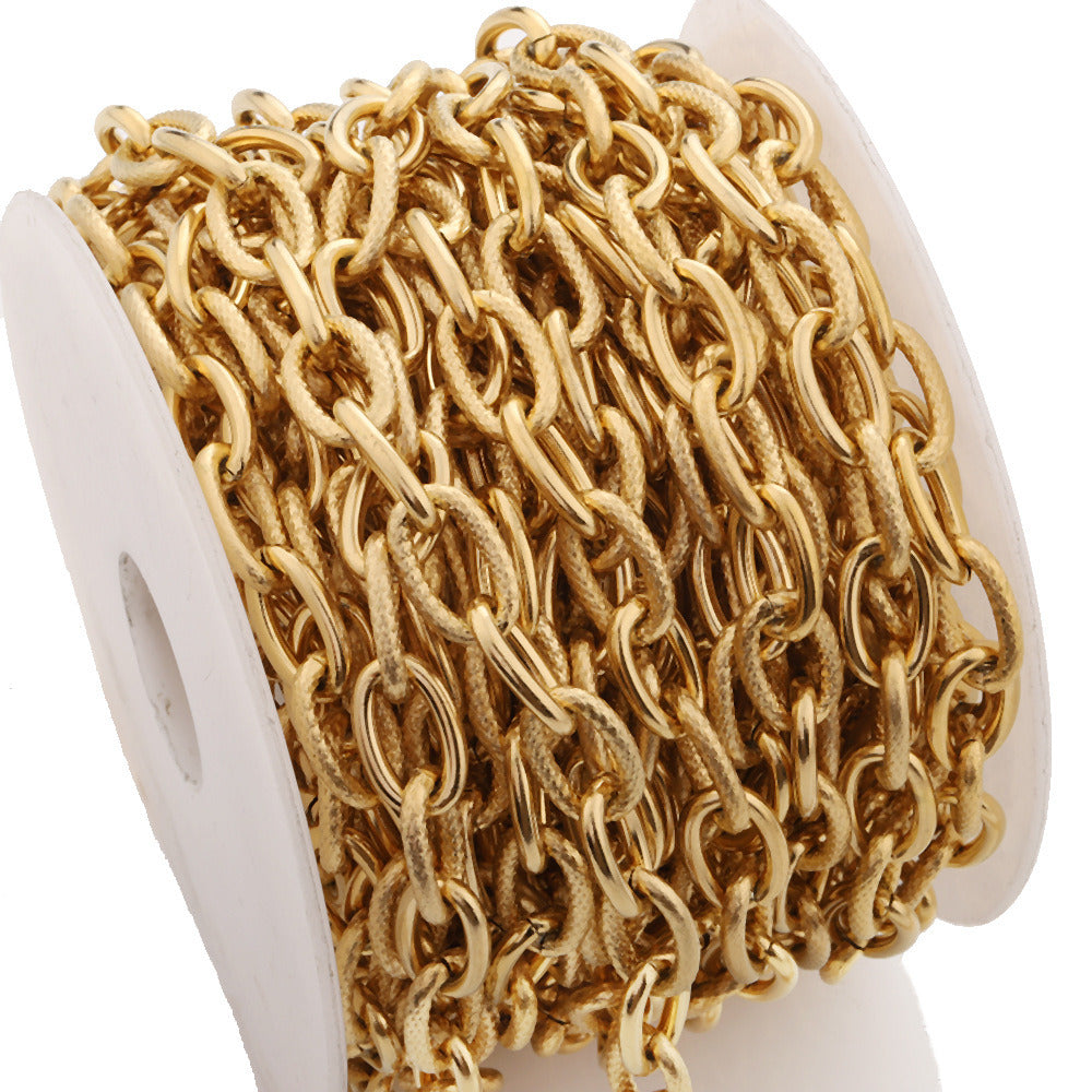 C1573 Amboss Cable chain-Vacuum Plating Waterproof Stainless steel chain