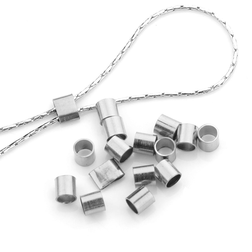 100pcs/pack crimp tube for jewelry making