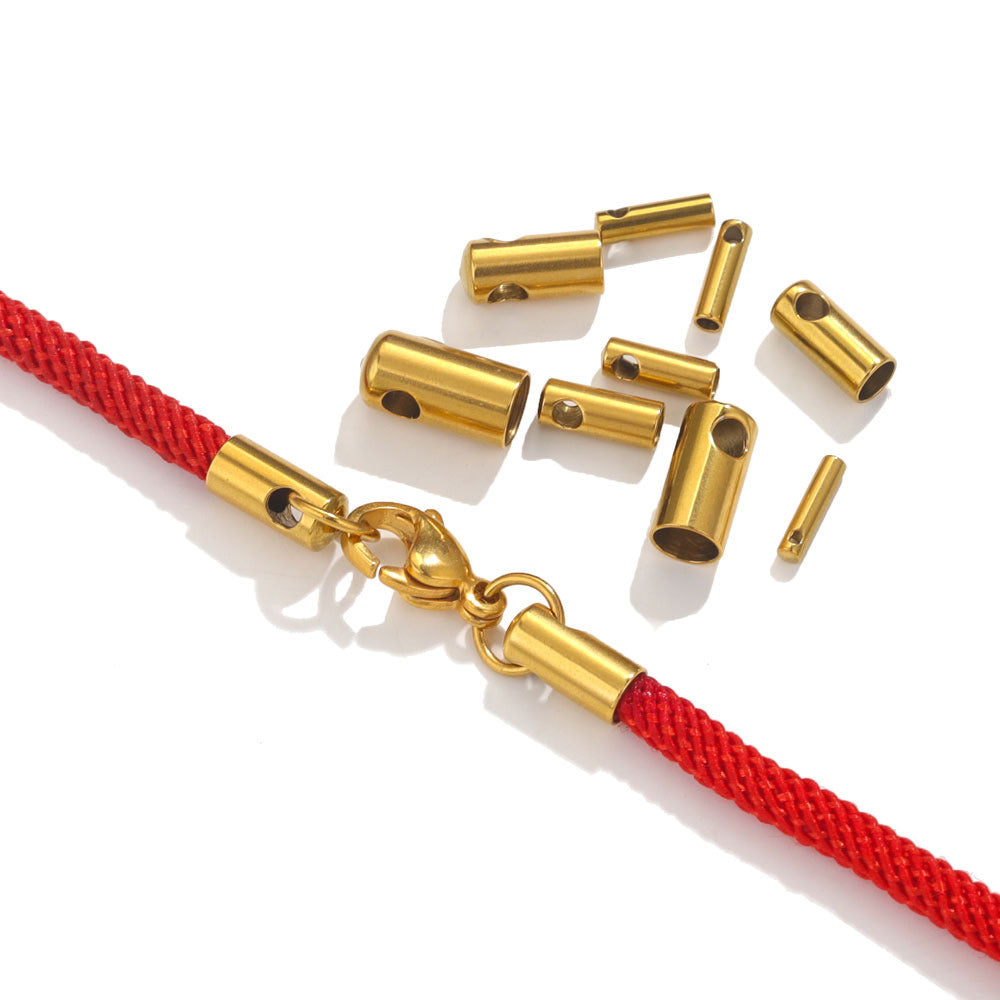 1477 10 Pcs Cord Cap Connector for the Bracelet