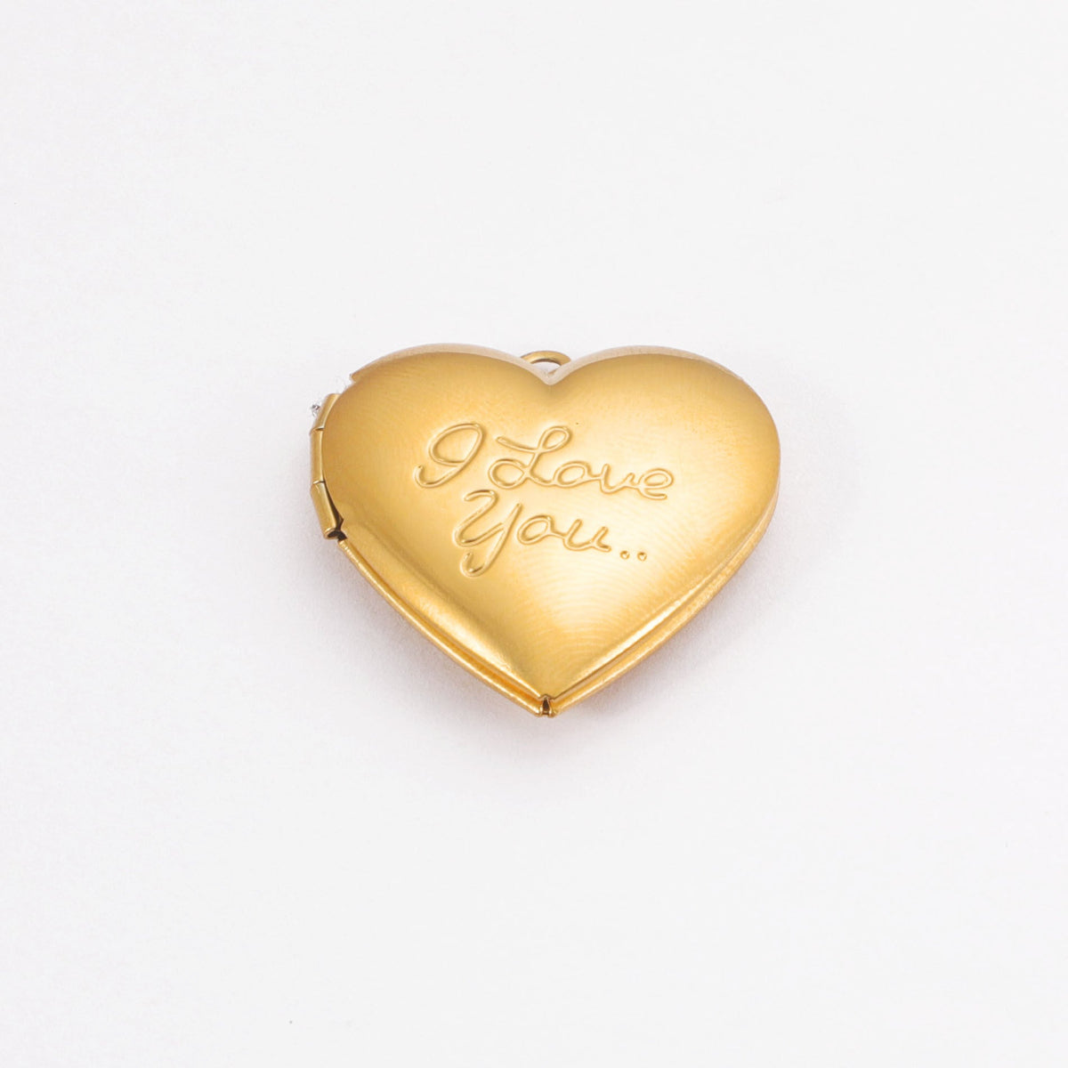 "I love you" heart lockets