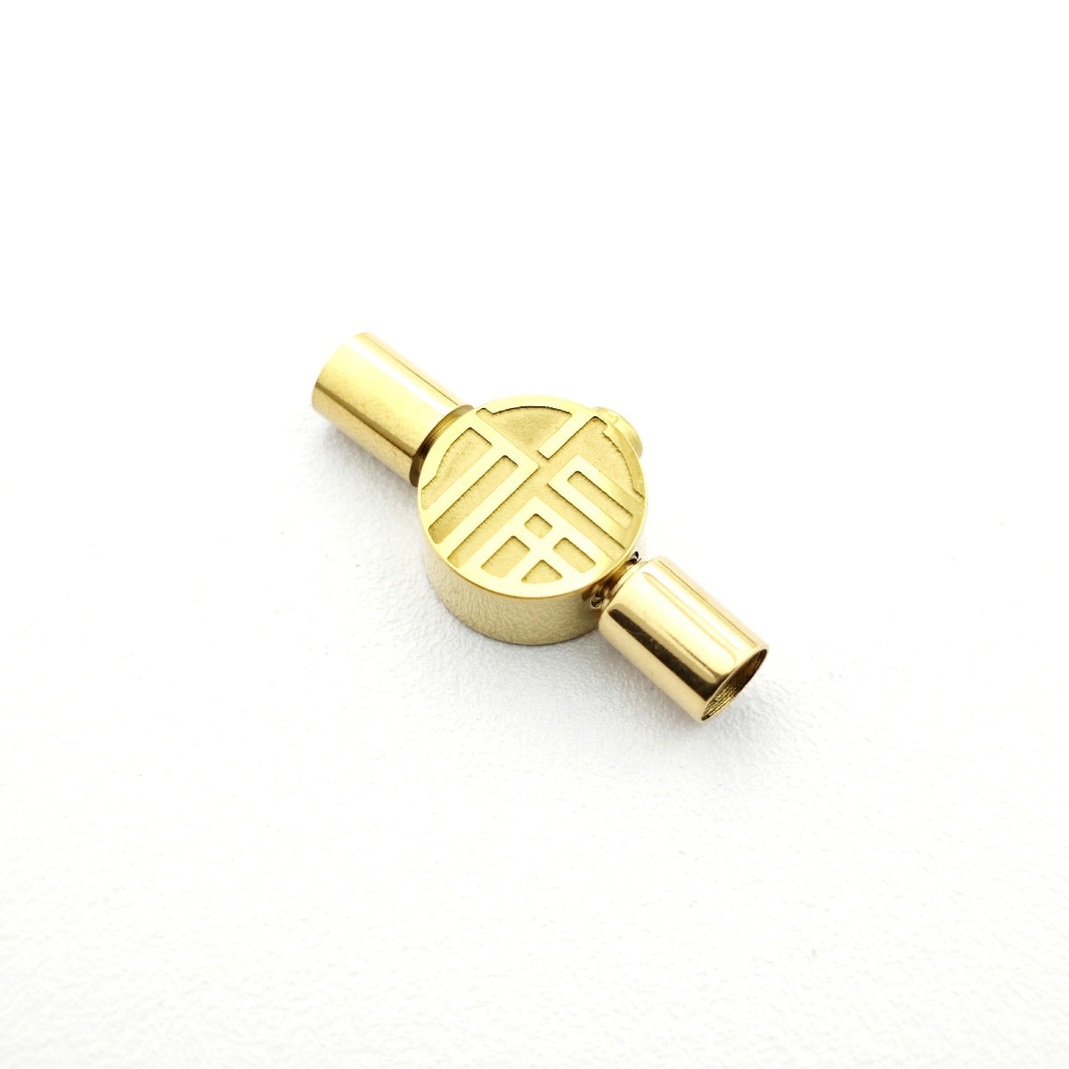 Enamel Word "福" Clasp for the Cord Bracelet