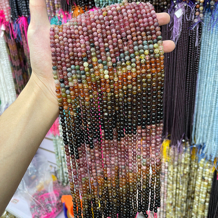 6mm Natural tourmaline round beads