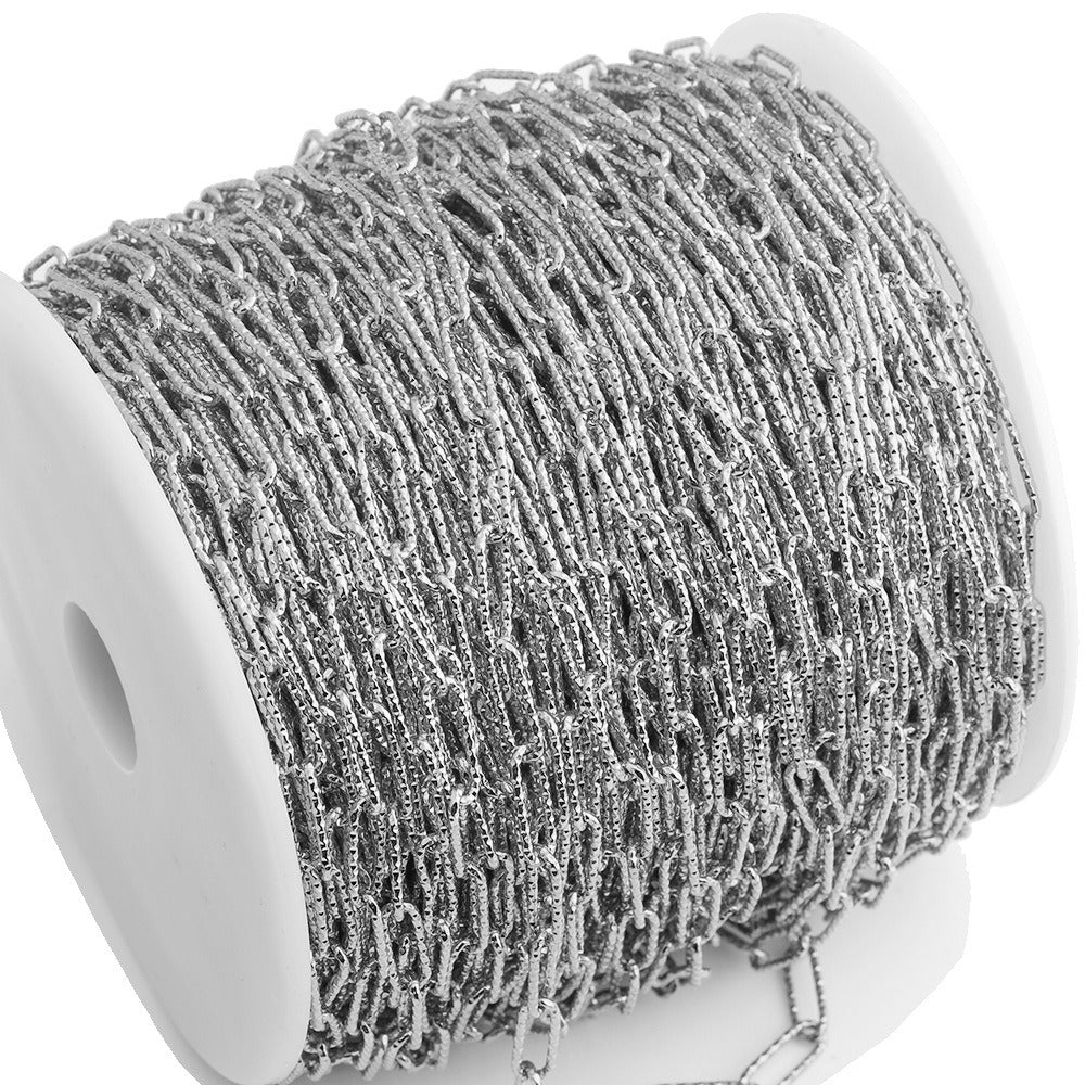 C1764 Sparkle paper clip chain