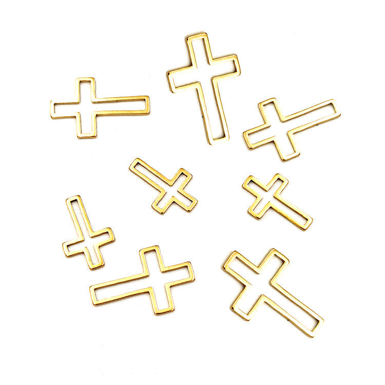 10pcs/pack Cross hollowed-out for diy