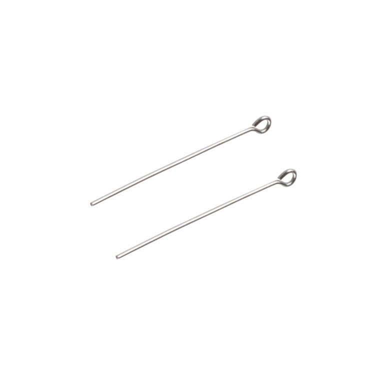 10 or 100pcs/pack 9 pins eye pin-Vacuum Plating Waterproof Stainless steel pin