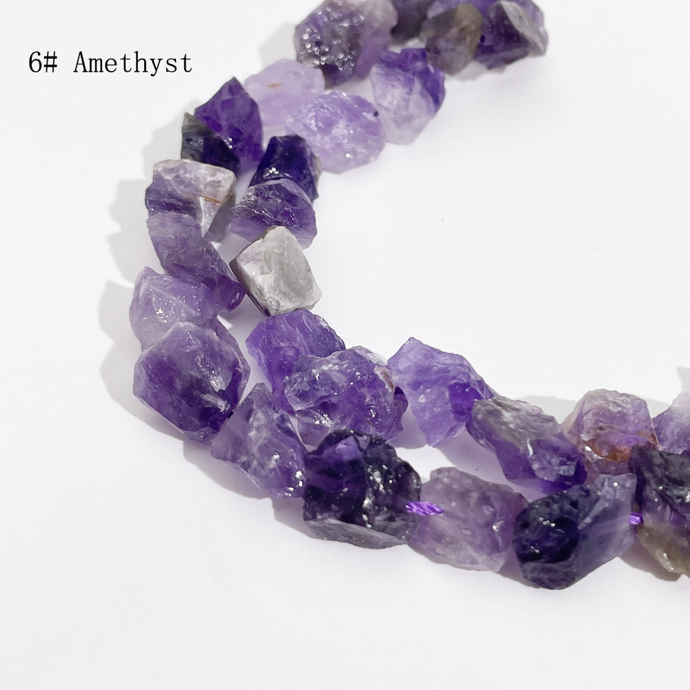 7-11mm  Raw Stone beads