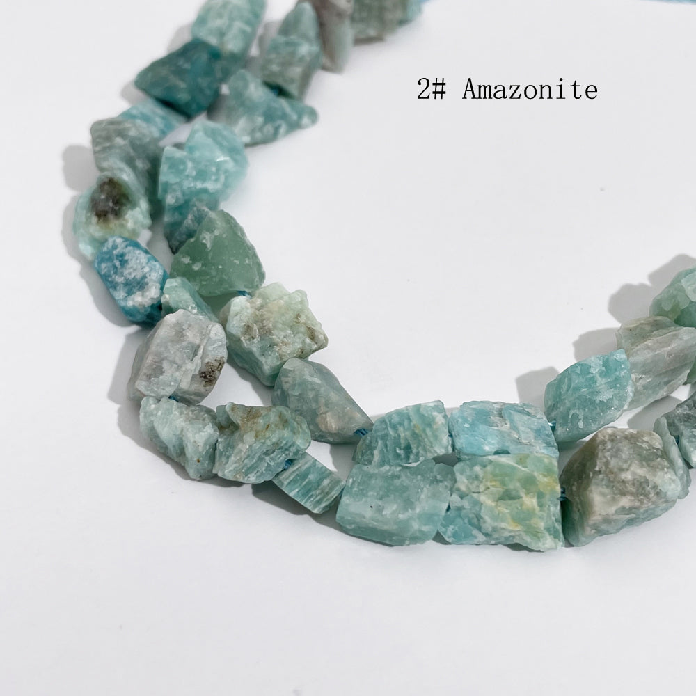 7-11mm  Raw Stone beads