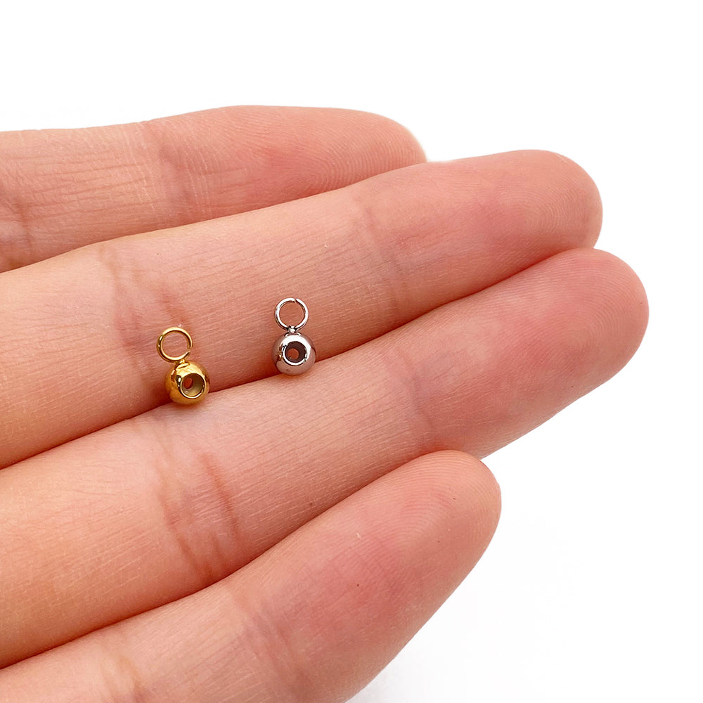 5pcs/pack Adjustable spacer beads with silica,ring spacer