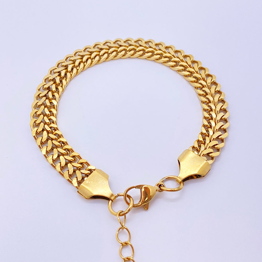 7 styles Stainless steel bracelets