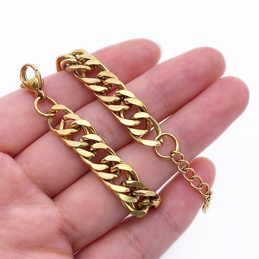 7 styles Stainless steel bracelets