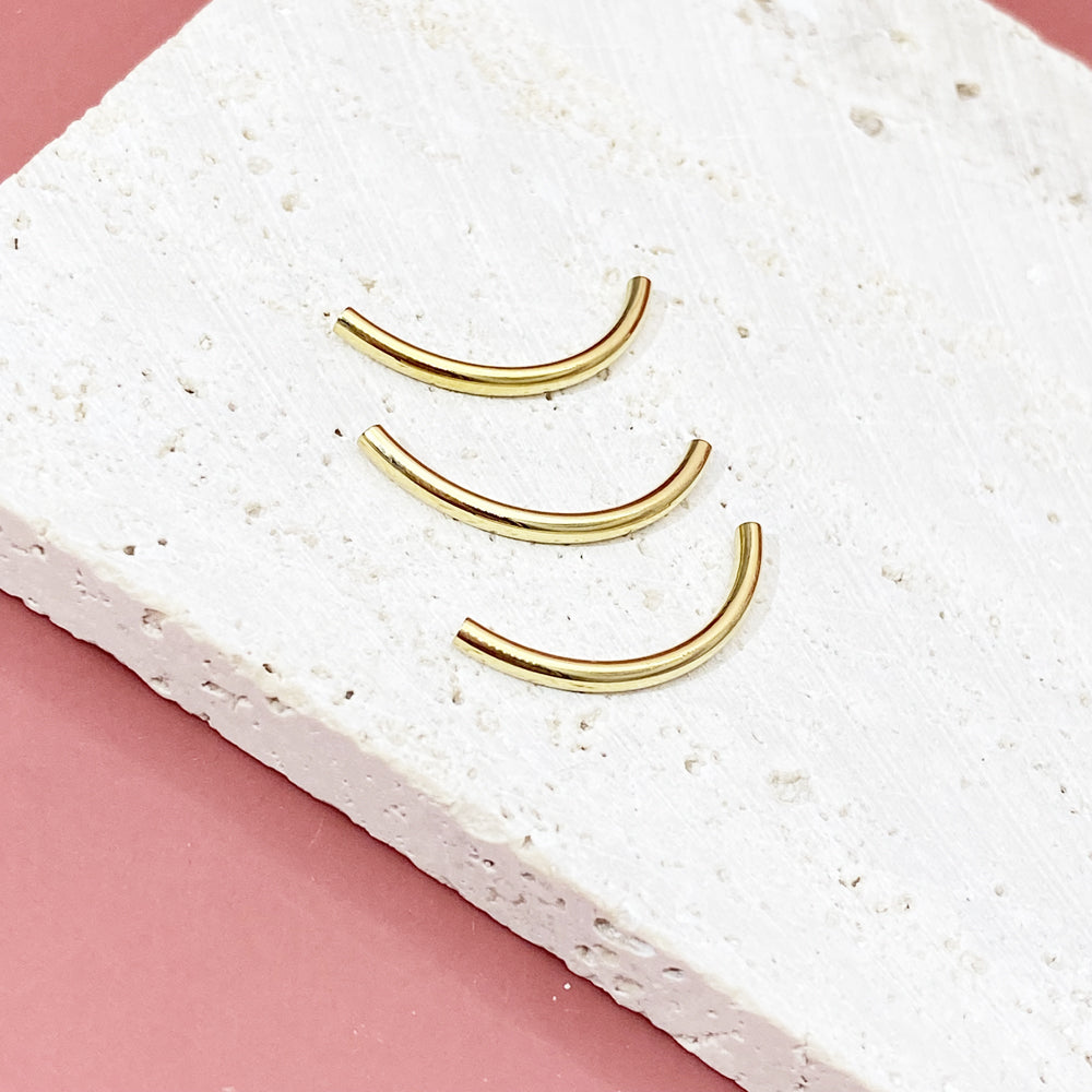 5PCS  3050 Curving Tube Spacer pendant for DIY