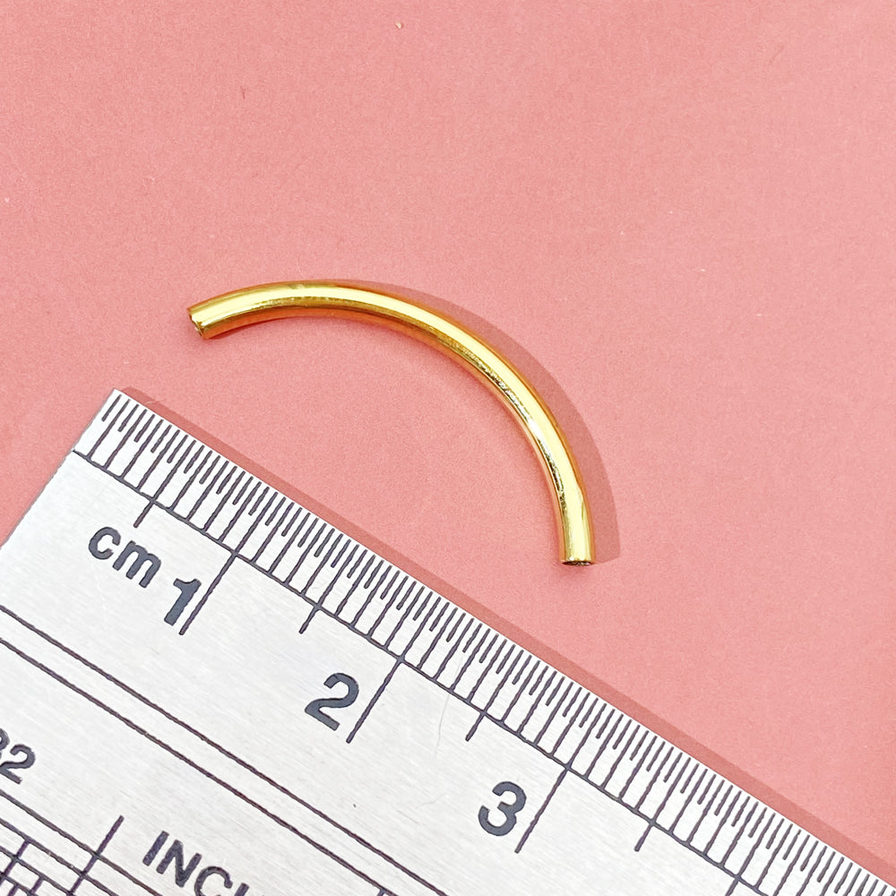 5PCS  3050 Curving Tube Spacer pendant for DIY