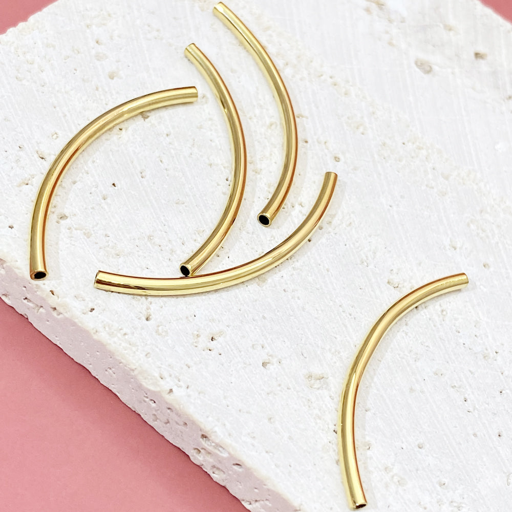 5PCS  3050 Curving Tube Spacer pendant for DIY