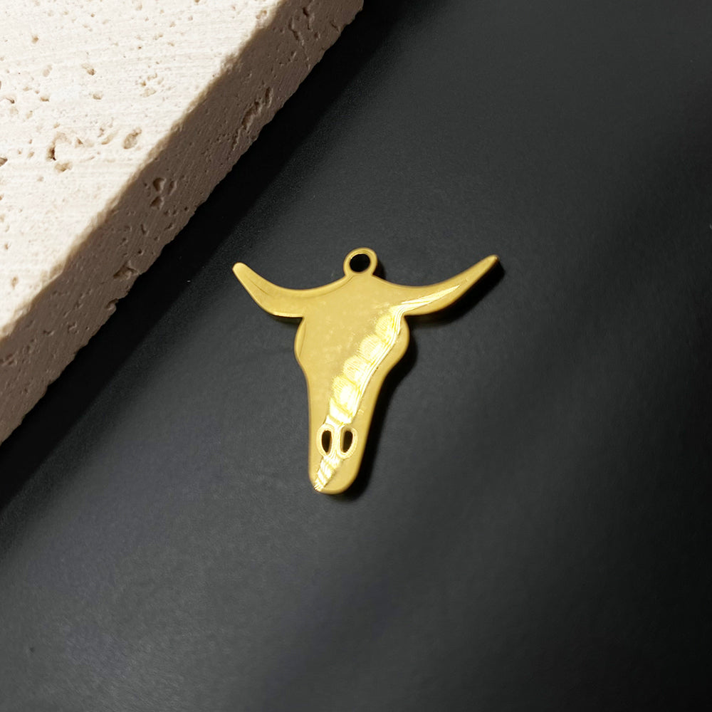 Bull head charm