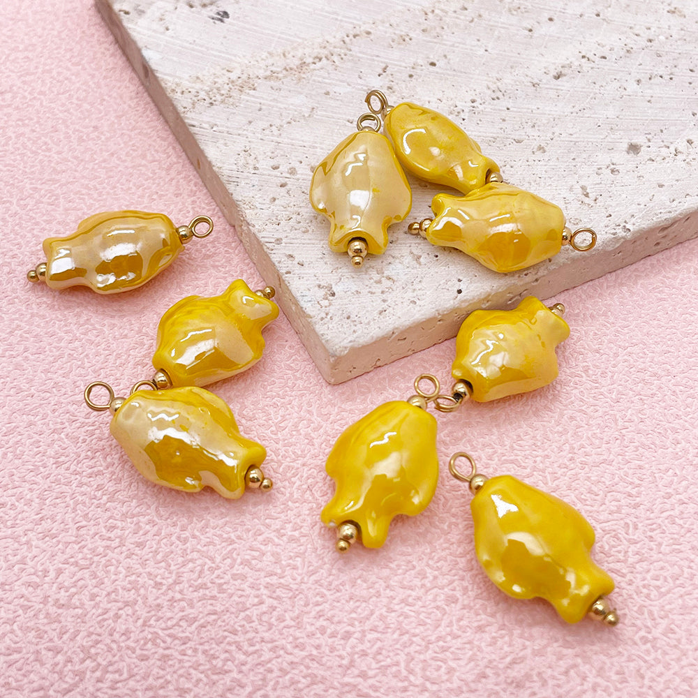 Fish ceramic charm