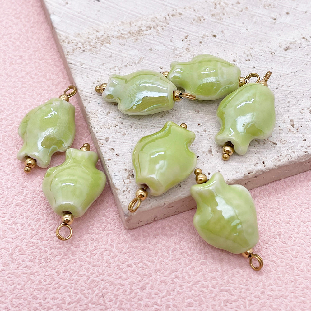 Fish ceramic charm