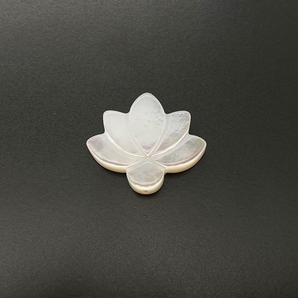 Lotus shell charm