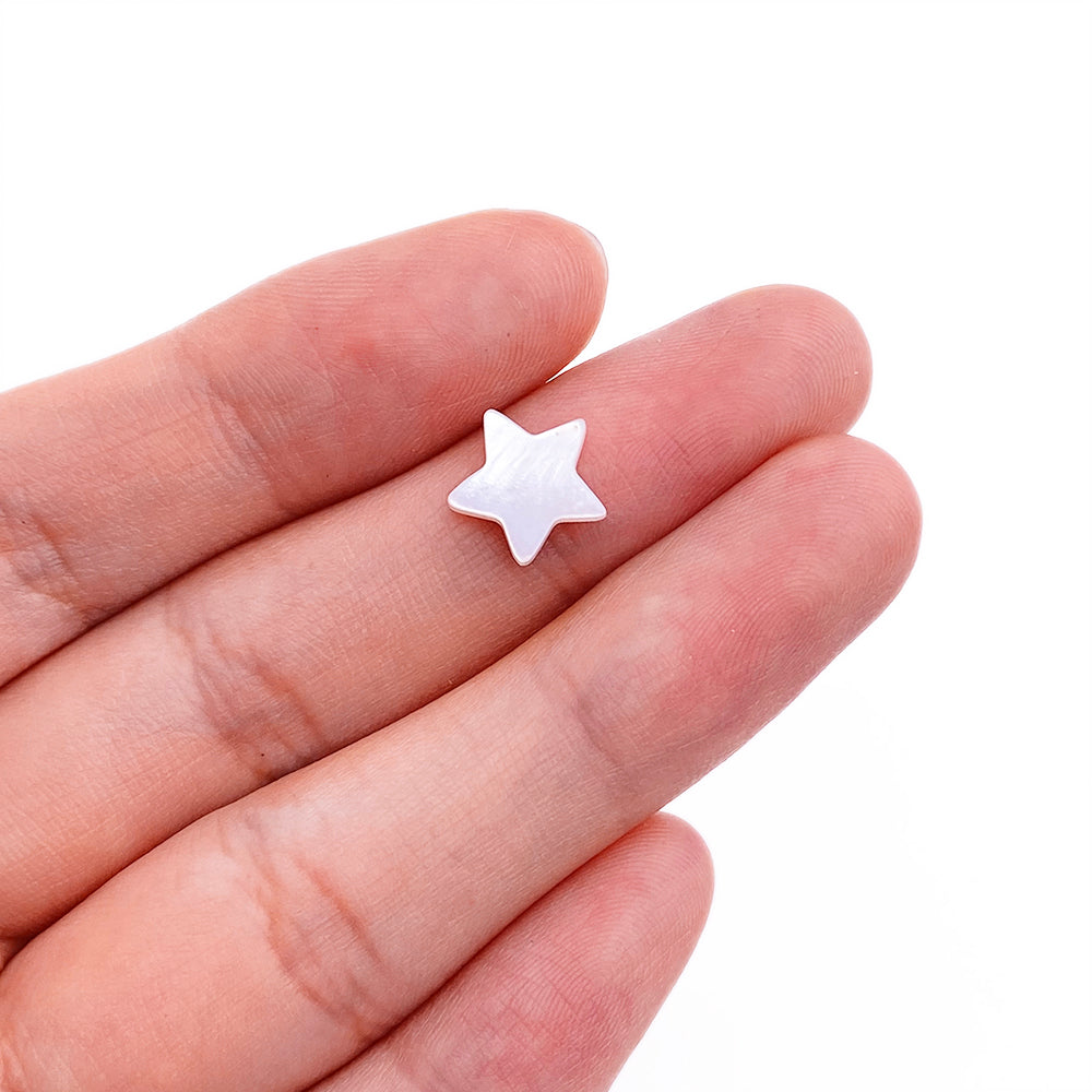 20 pcs/pack Star shell charm