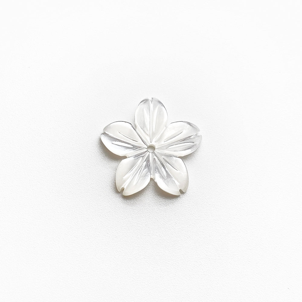 Flower shell charm