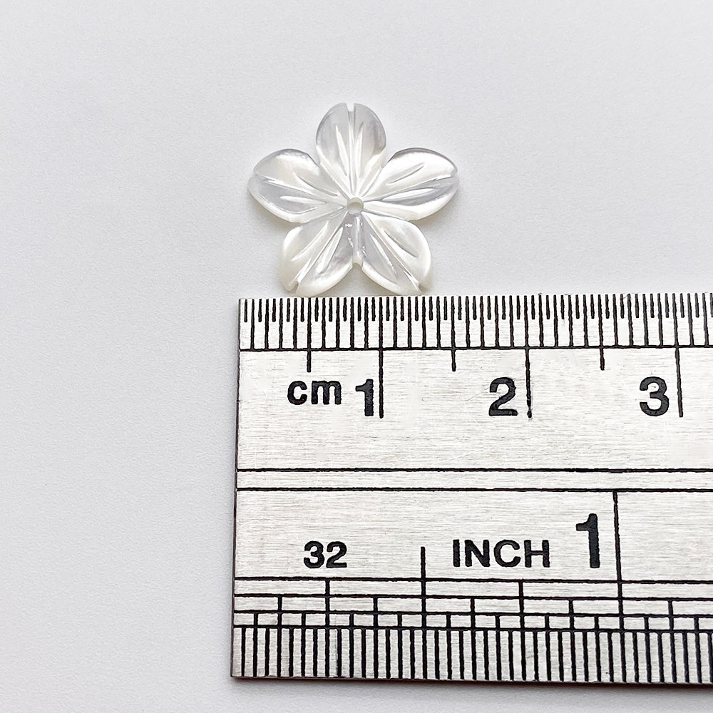 Flower shell charm