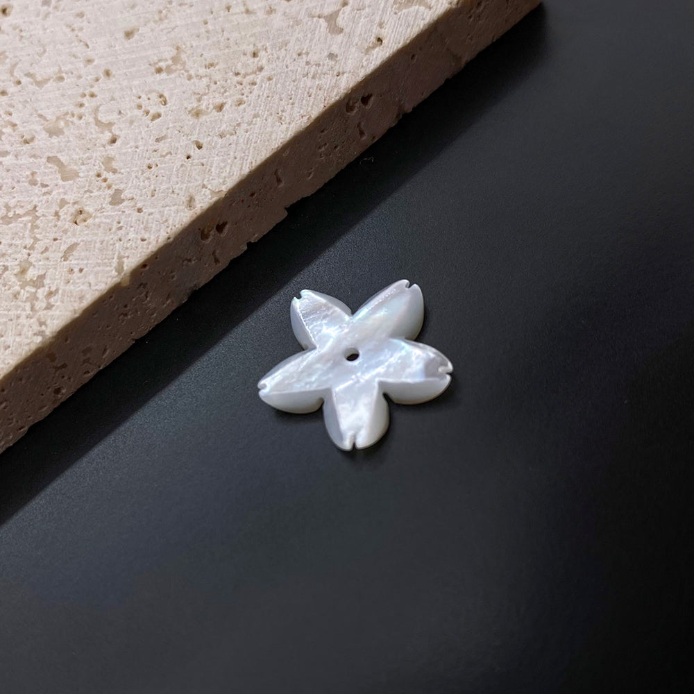 Flower shell charm