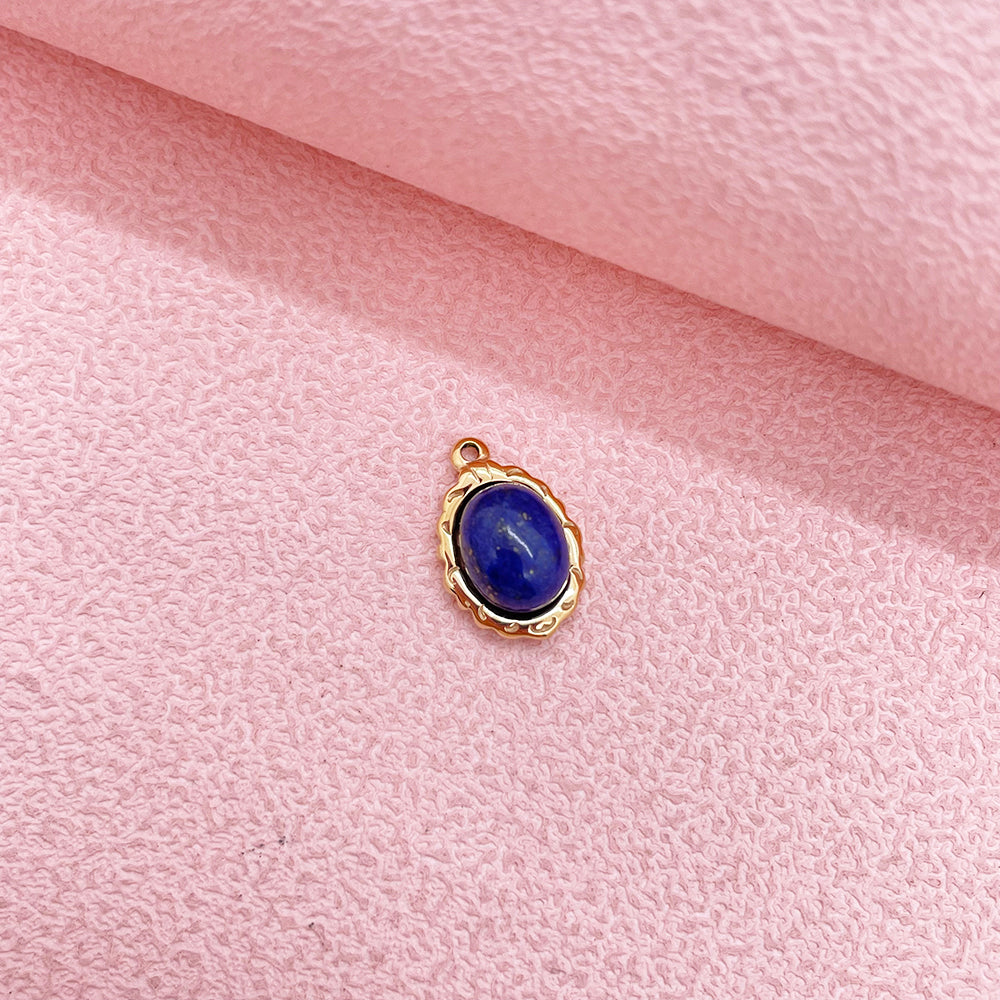 0946 Nature stone charm