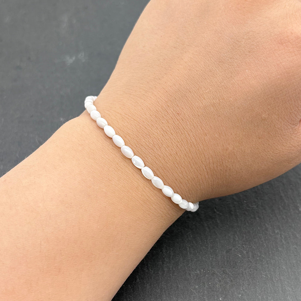 3mm Oval Natural Top Shell