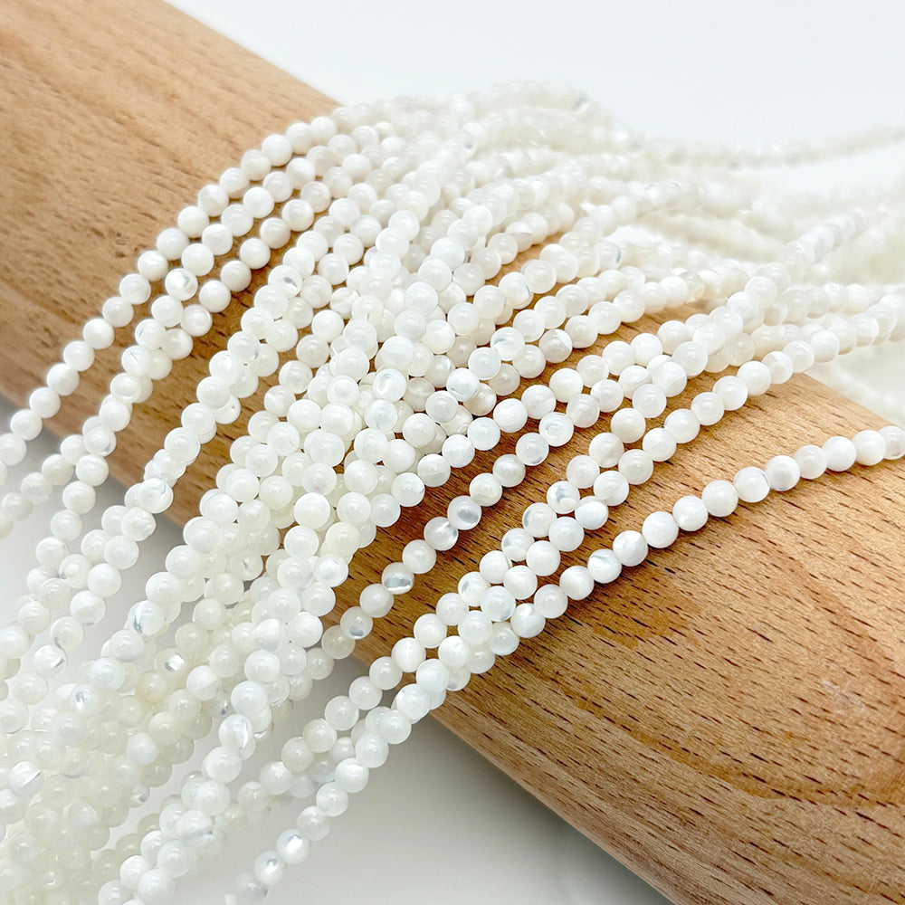3mm Round Natural Top Shell