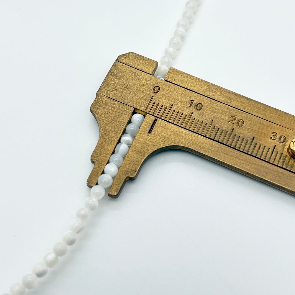 3mm Round Natural Top Shell