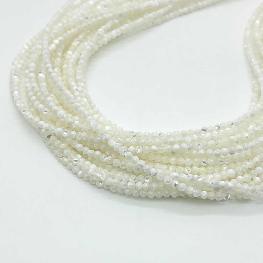 3mm Round Natural Top Shell