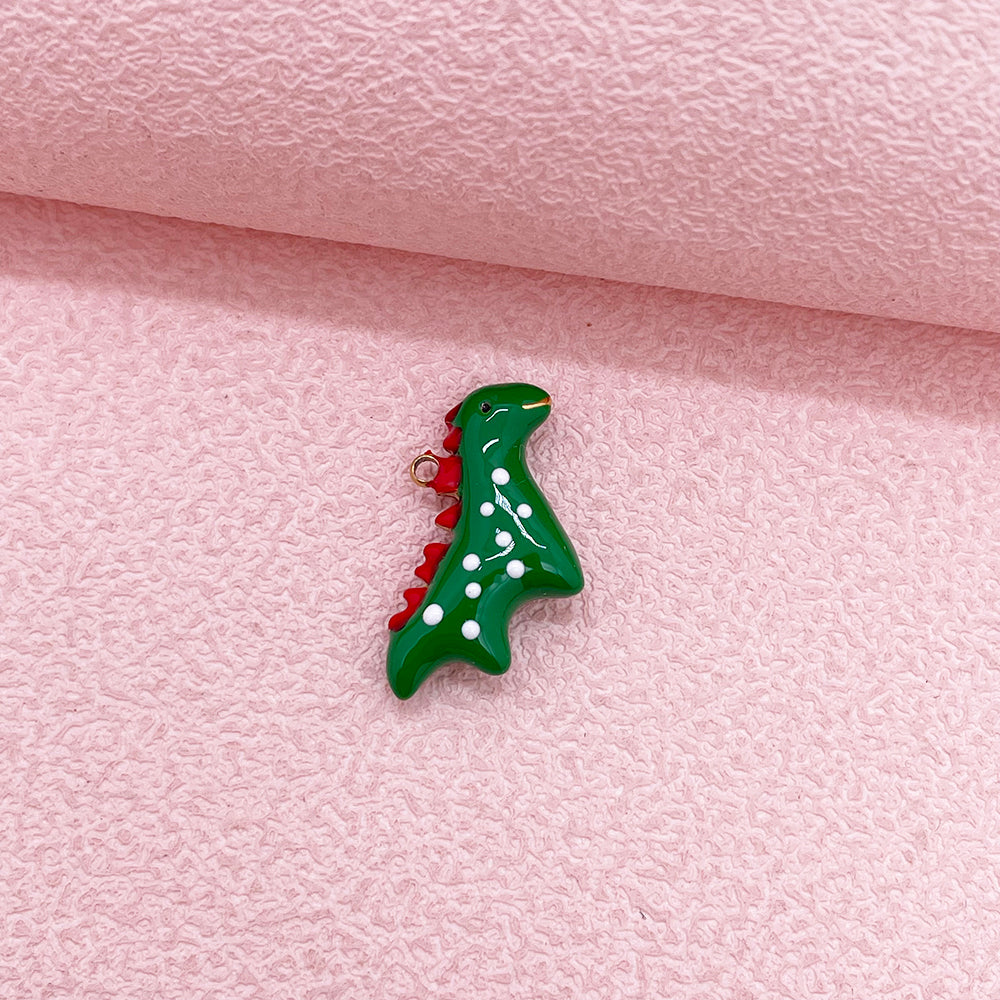 51293 Enamel Dinosaur charm