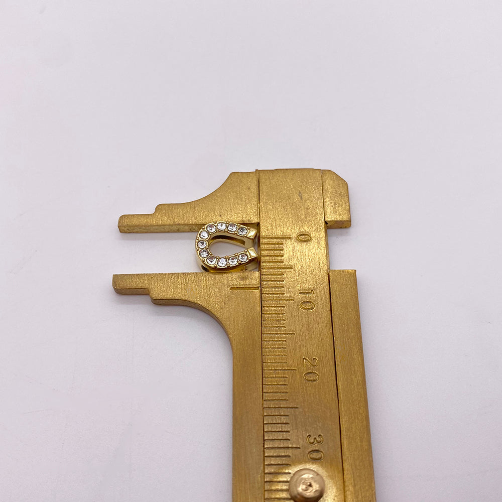 5711 Diamond Horseshoe charm