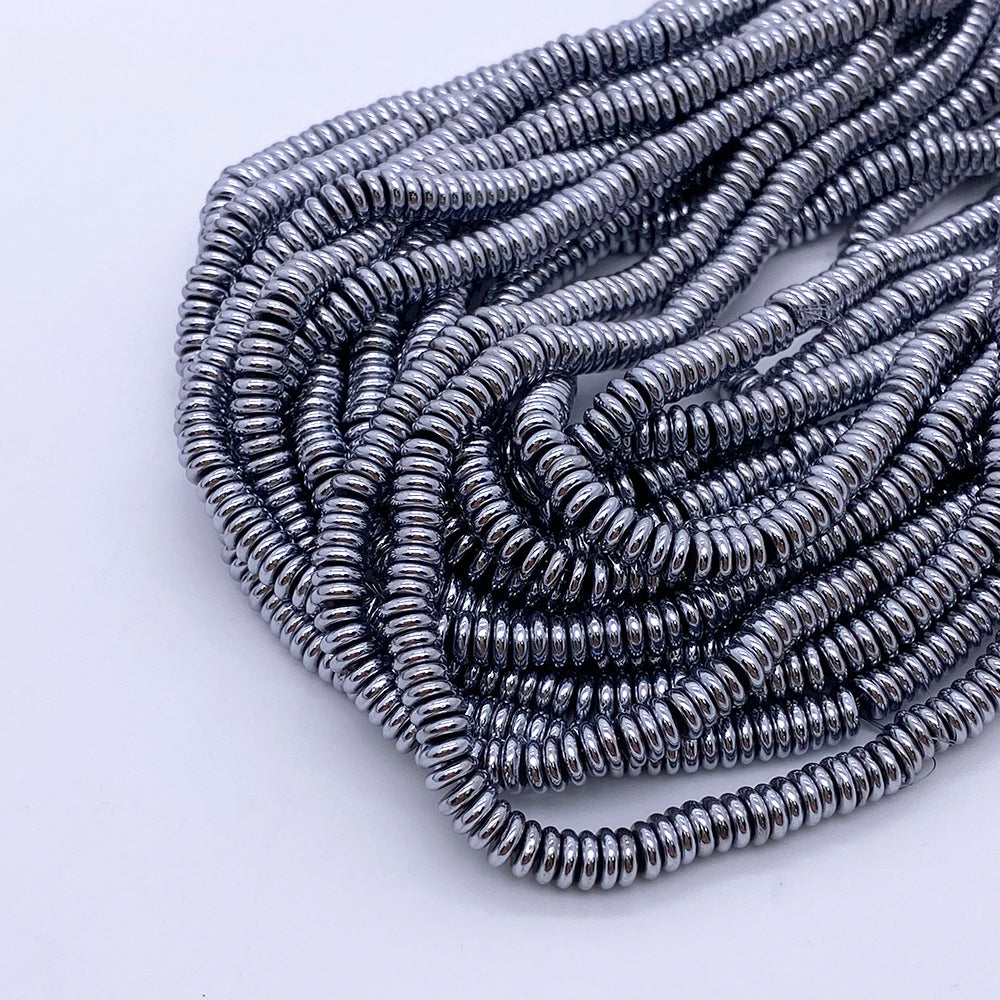 6/5mm Round Hematite Beads