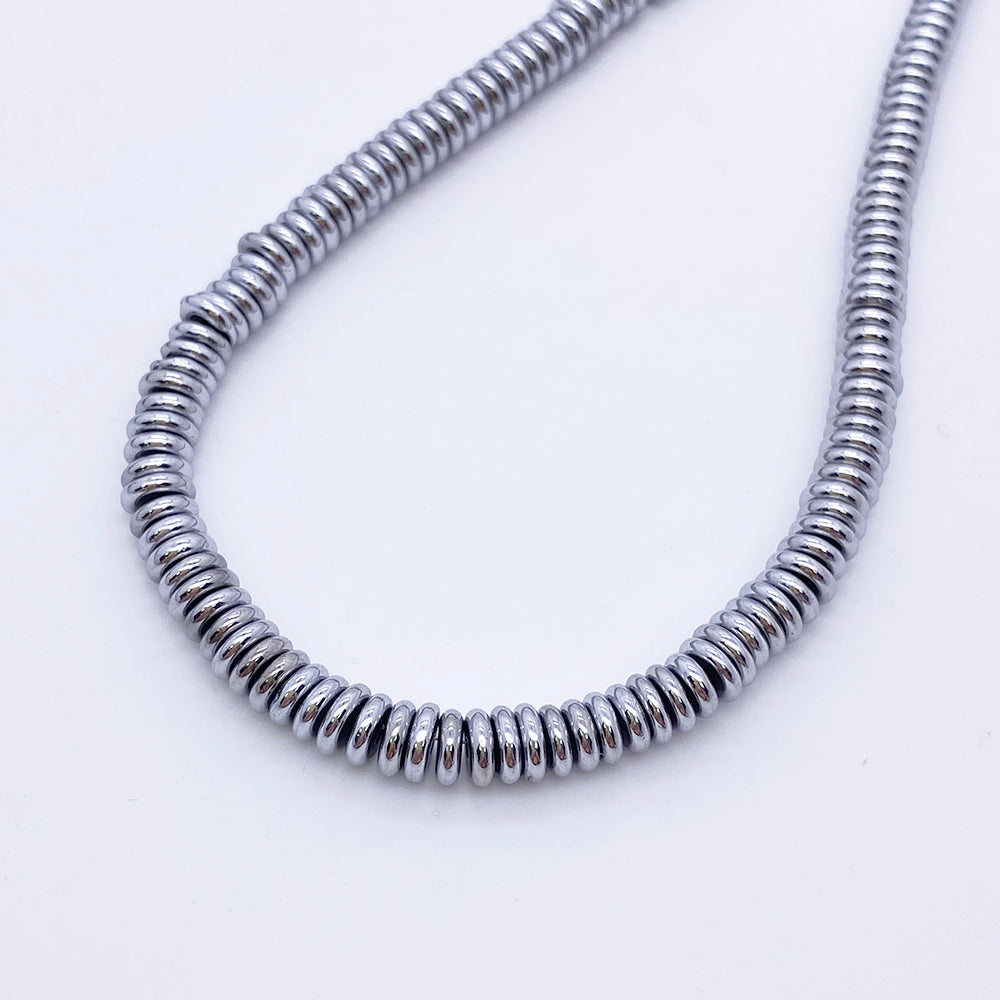 6/5mm Round Hematite Beads