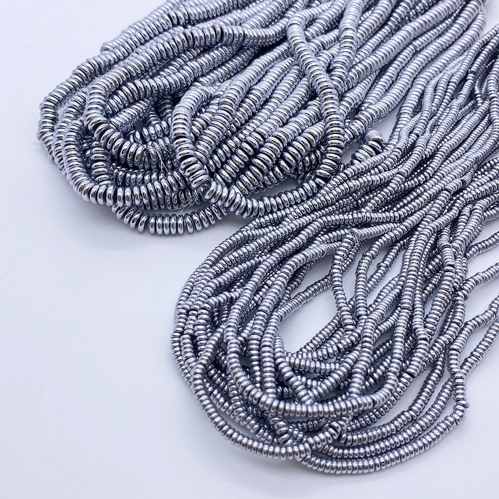 6/5mm Round Hematite Beads