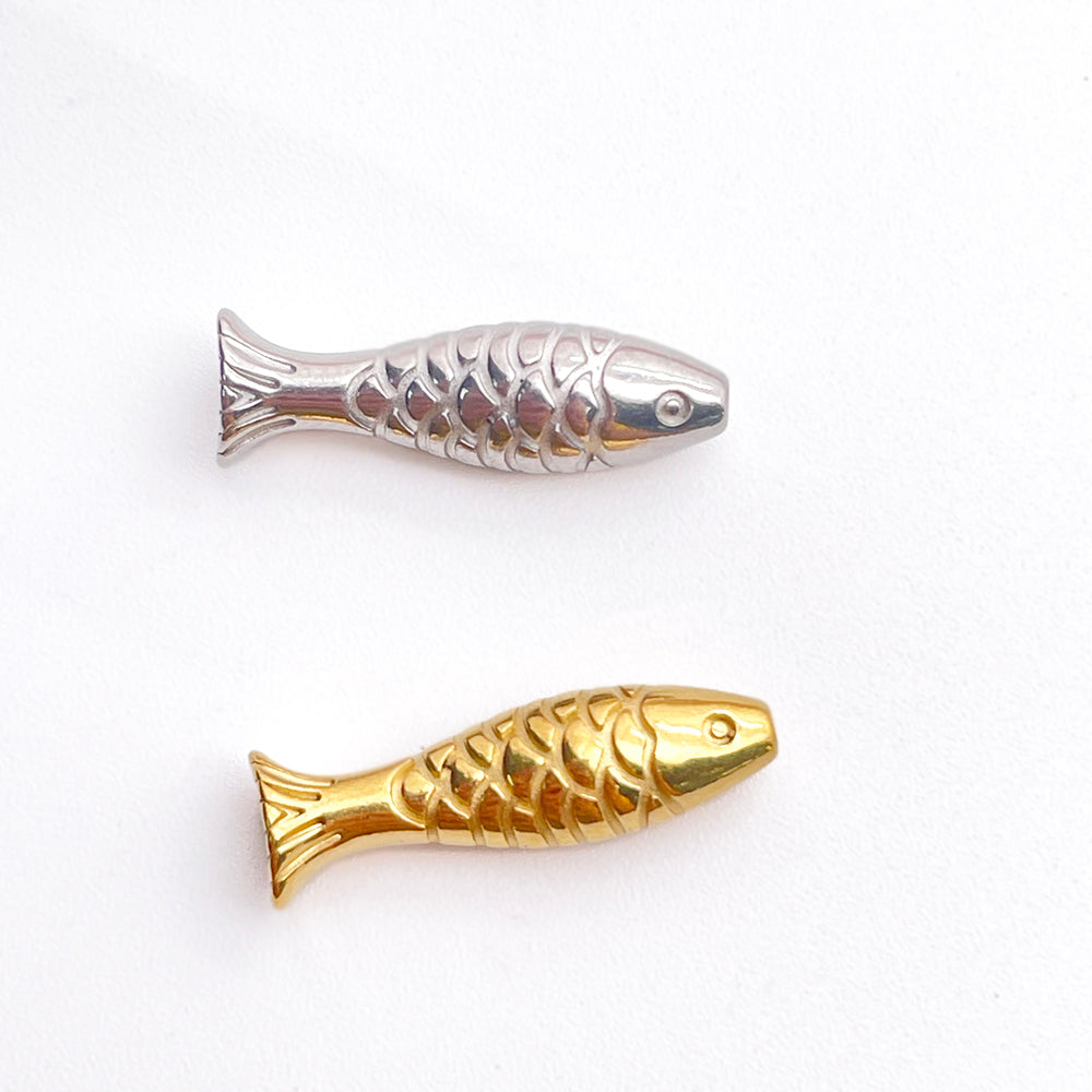 Fish hole charm
