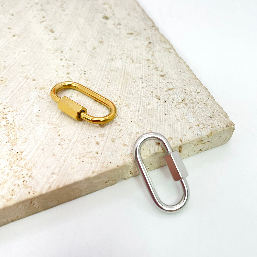 11*21mm Oval screw clasp,connection buckle