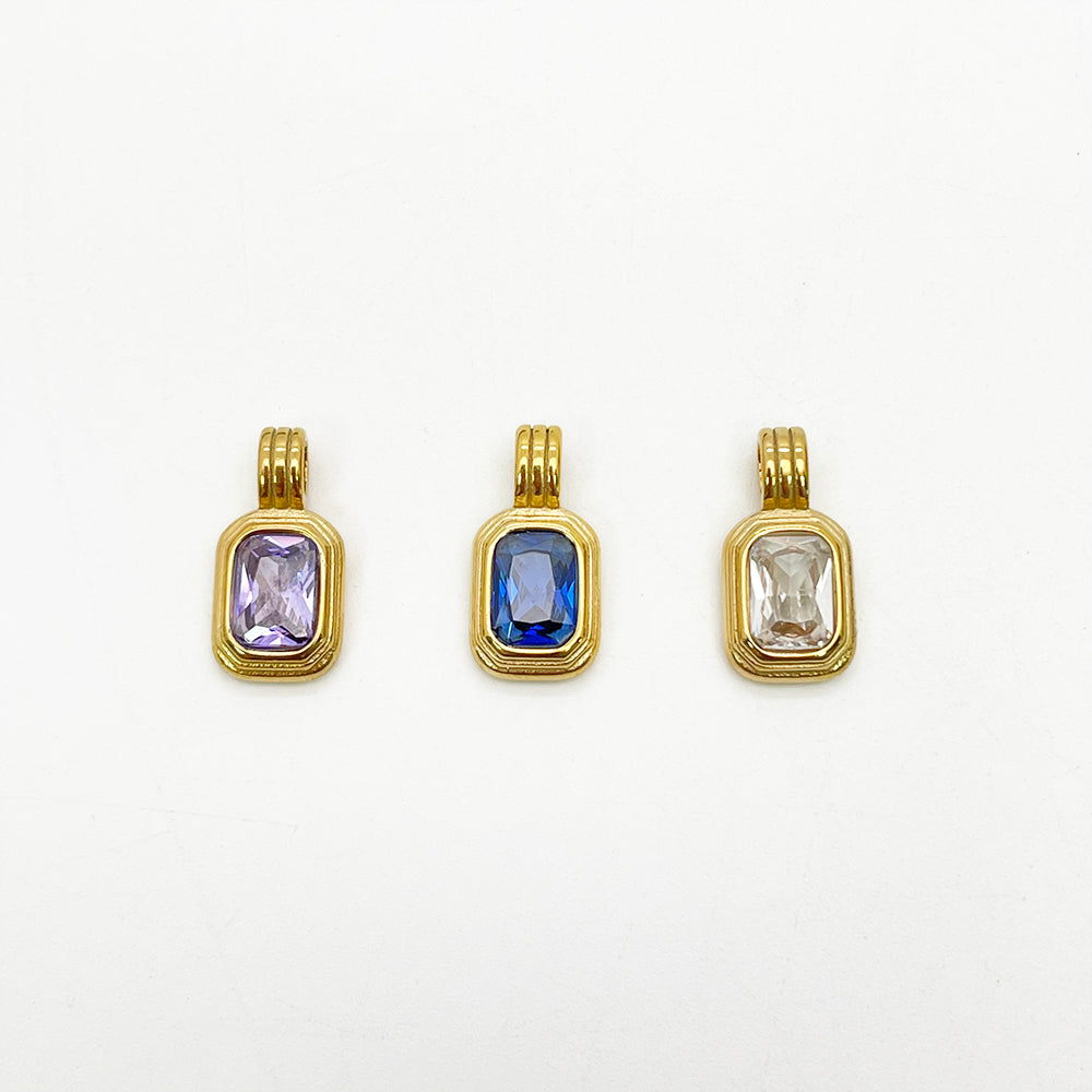 51889 Square Diamond Charm