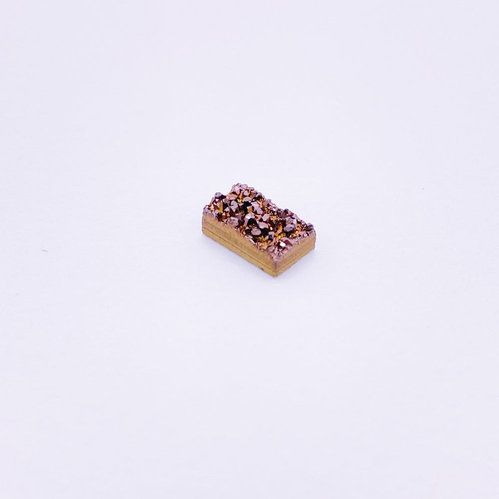 Rectangle Druzy 10*6MM