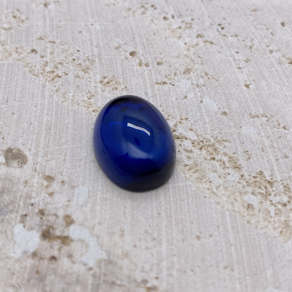 12*16mm Blue Spinel Oval Cobochon