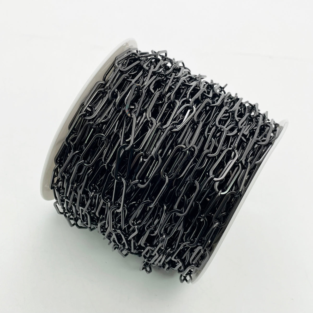 C1205 6.5mm Black Paperclip Chain