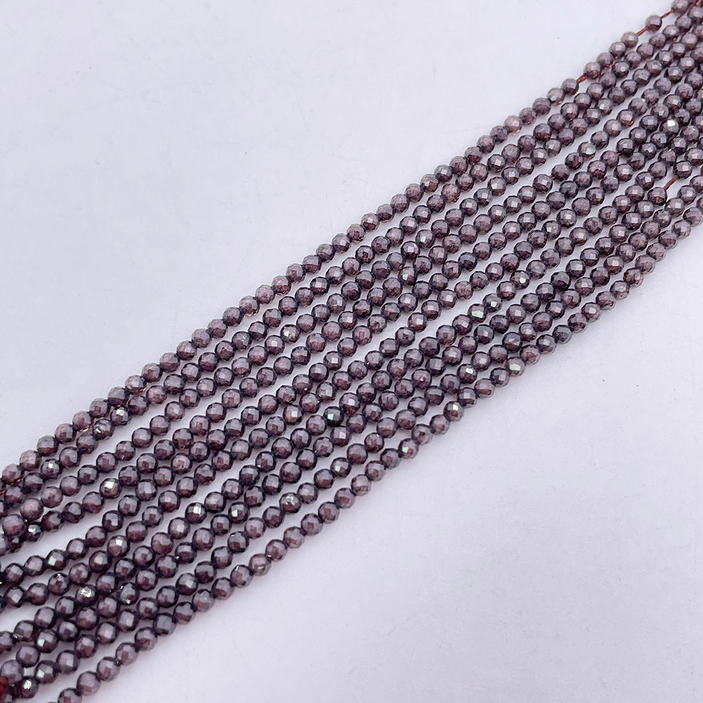 2/3mm Cubic Zircon Faceted Beads