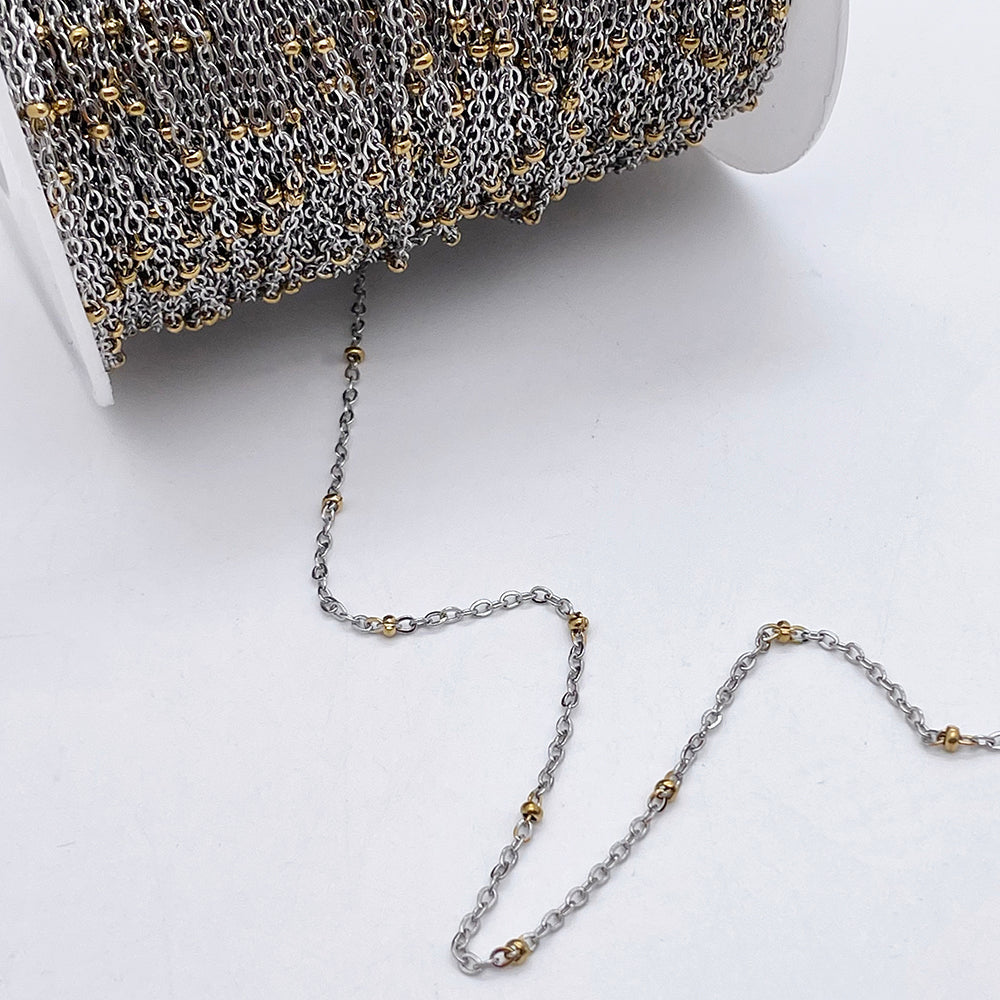 Two Tone Stainless Steel Chain
