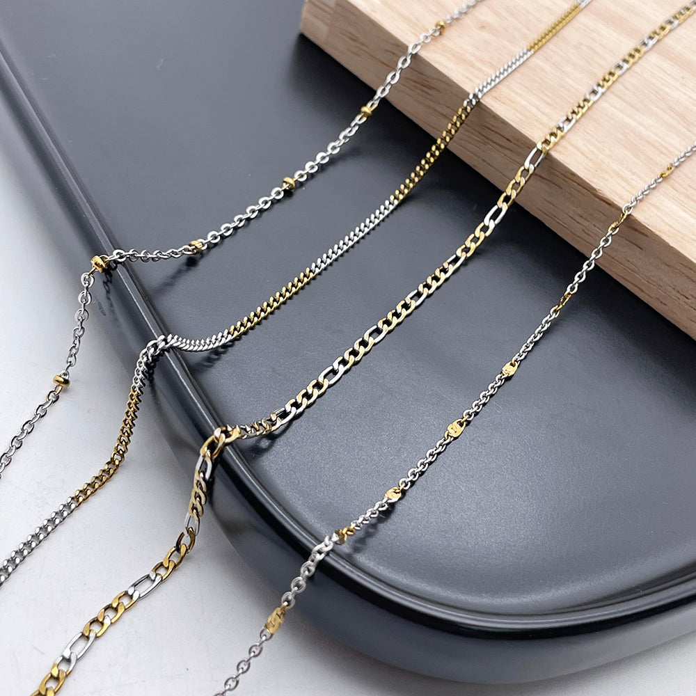Two Tone Stainless Steel Chain