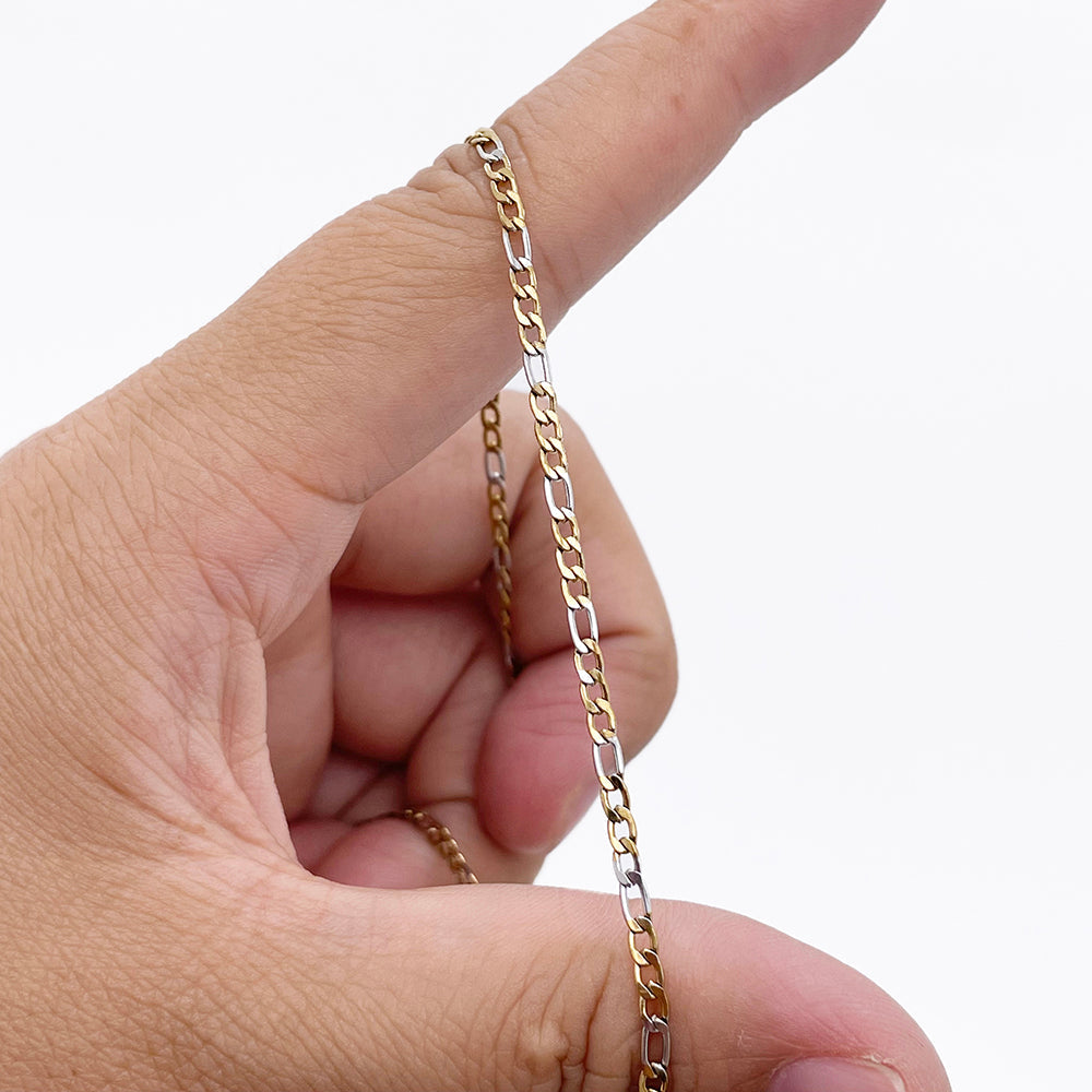 Two Tone Stainless Steel Chain
