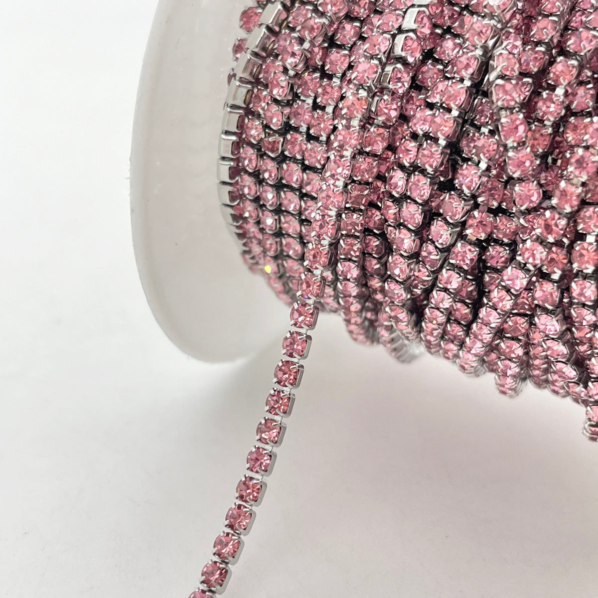 C1444 2mm Colorful Cup Rhinestone Chain/Clawchain