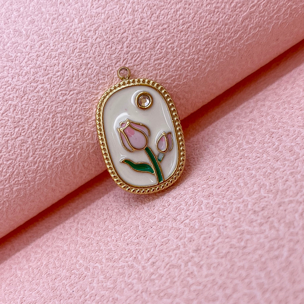 5868 Flower charm
